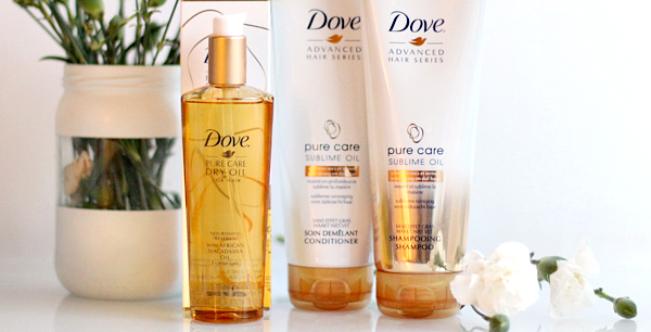 dove pure care sublime oil