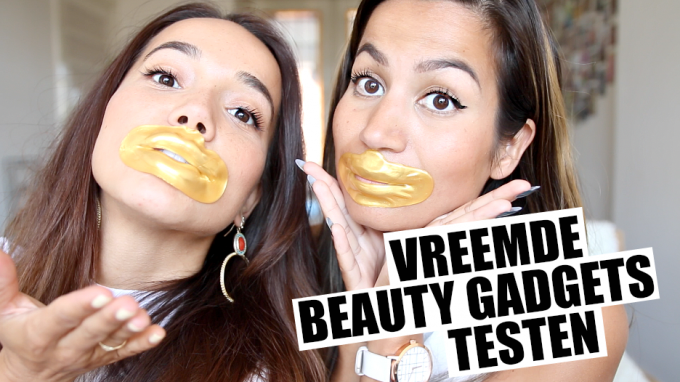 Gekke beautyproducten testen met Bibi