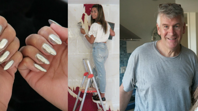 Random vlog | chrome nails & klussen
