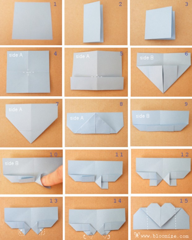 Hedendaags Filmpje: DIY origami hartjesboekenlegger ⋆ Beautylab.nl OF-53
