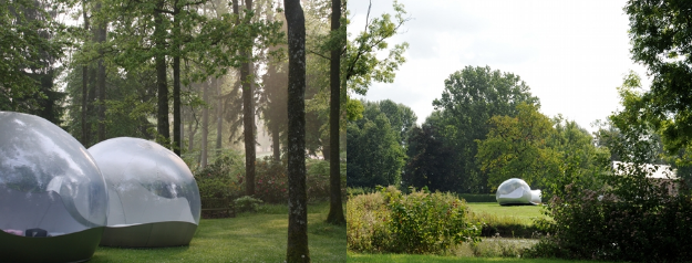 Glamping in een Sphair