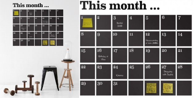 Tarief Spreek luid trechter ferm living kalender wandsticker.png ⋆ Beautylab.nl