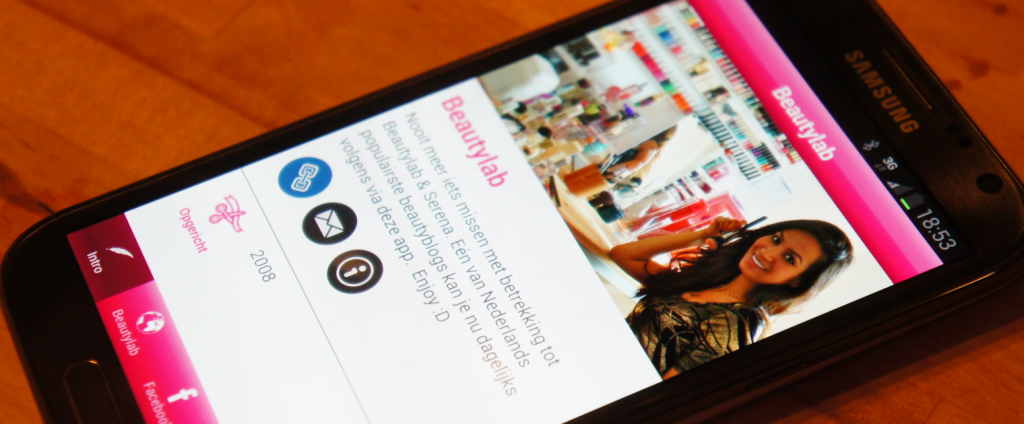 Download nu de Beautylab App