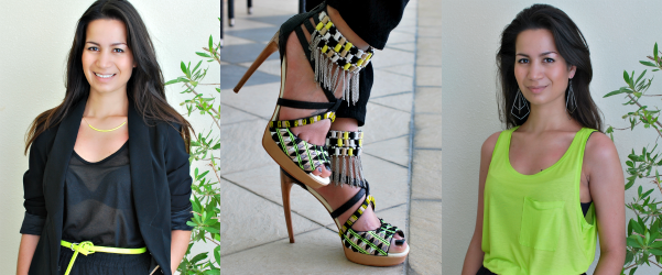 Black and Neon outfits