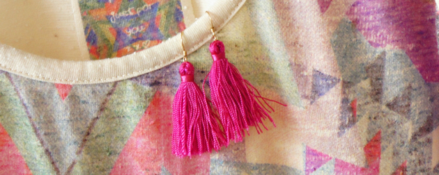 DIY Tassel Earrings