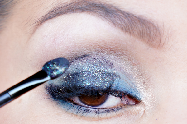 Glitter Blue eyelook11