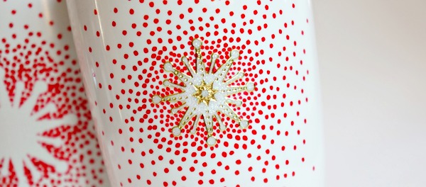 Beker versieren met Edding stift