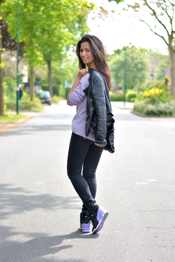 Nike air revolution clearance sky hi outfit