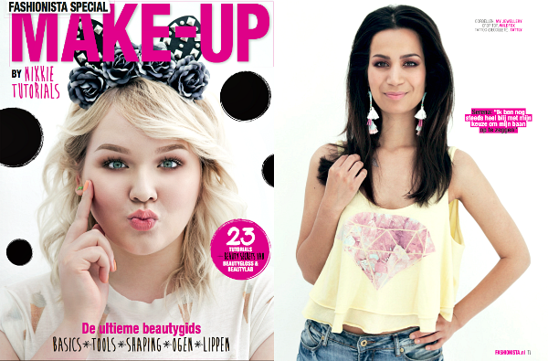 Fashionista Magazine shoot met Nikkie Tutorials