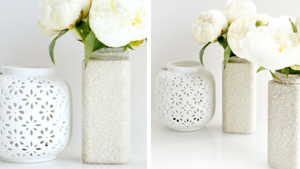 DIY Stenen bloemenvaas