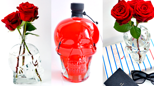 Tip: Glass Skull Vase