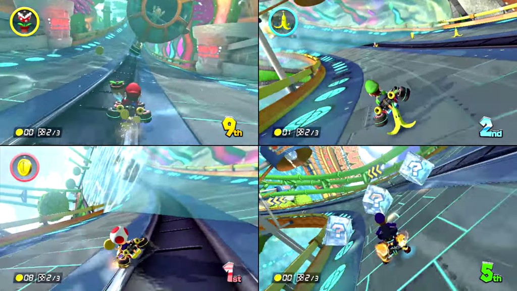 Mario kart best sale 4 player