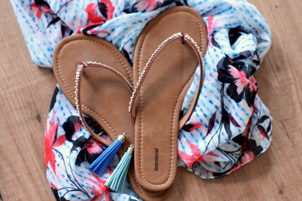 DIY | van teenslipper naar bohemian sandaaltjes