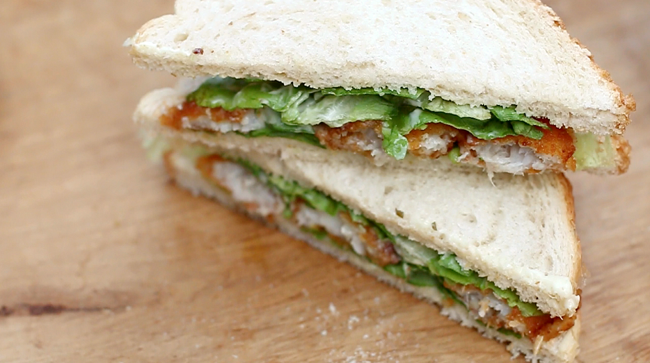 fish finger sandwich