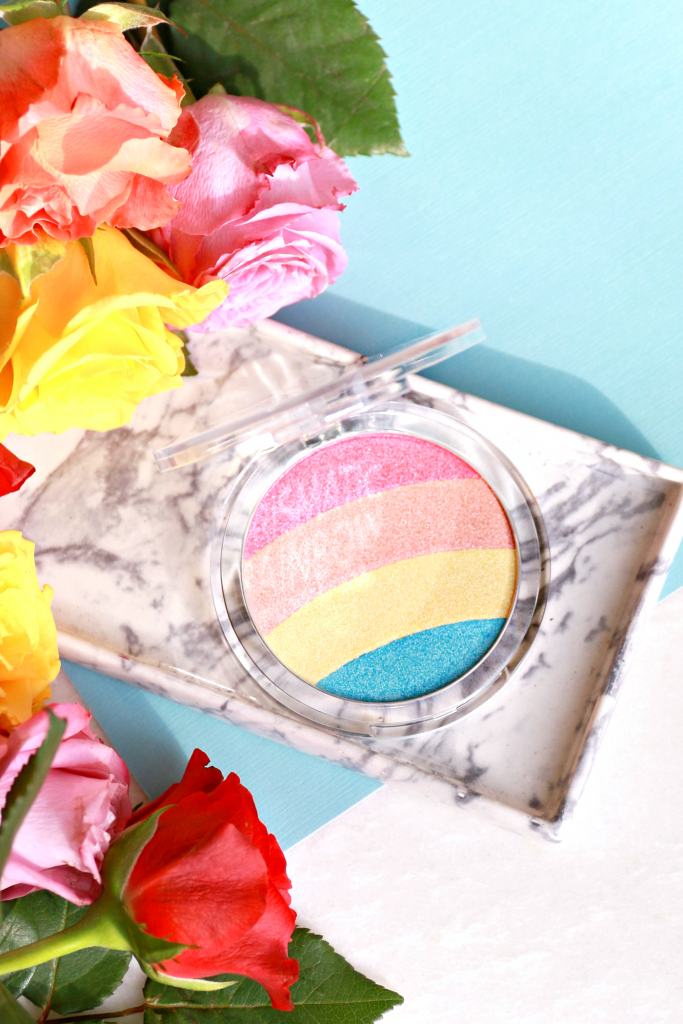 essence Prismatic Rainbow highlighter review_ - 5