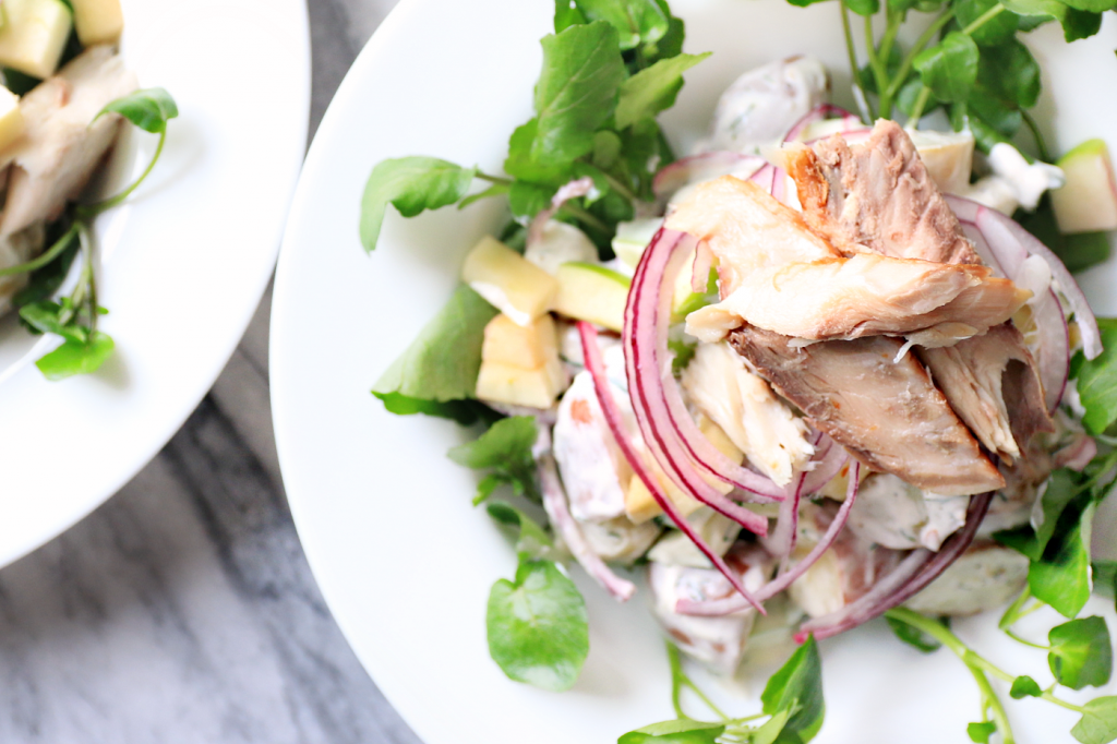 Food Friday: lauwwarme aardappelsalade met makreel