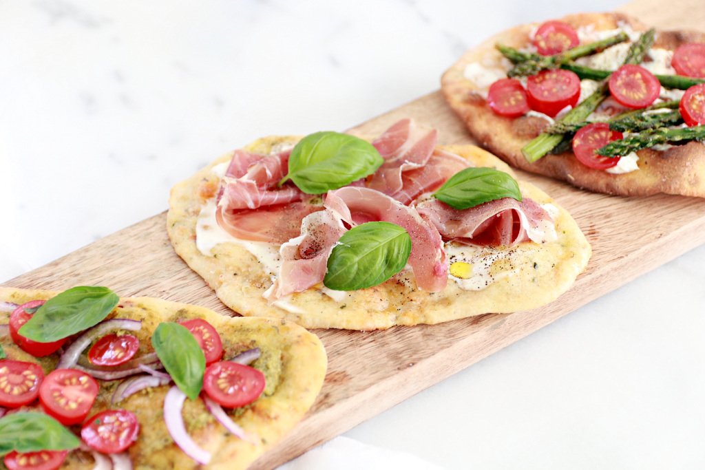 Lente flatbreads recept – snel & makkelijk
