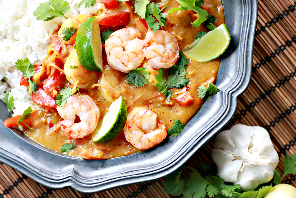 Food Friday | Thaise curry met garnalen en mango