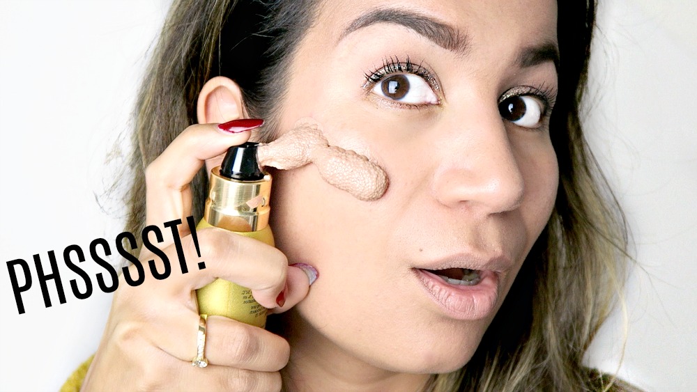 Ik testte een schuimende foundation