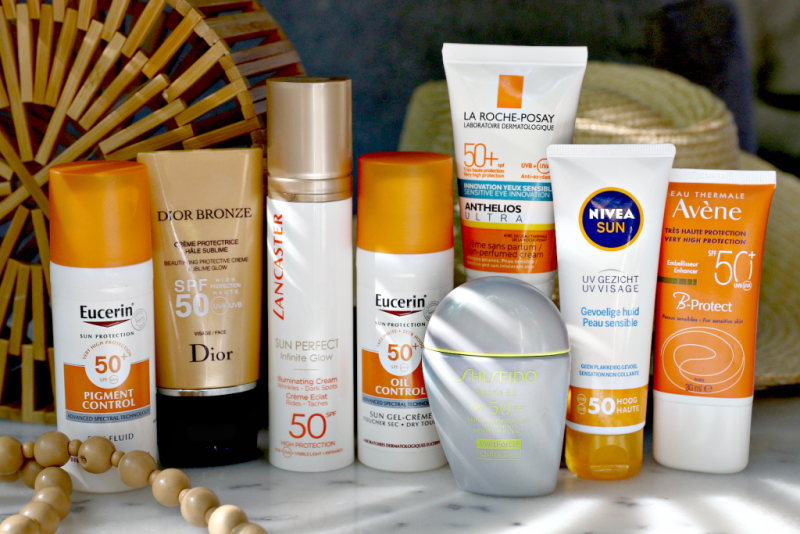 Ik testte 8 zonnebrandcrèmes SPF50 voor het gezicht