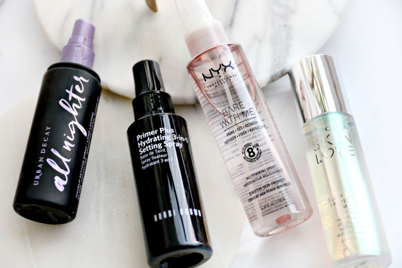 Hoe werken make-up setting sprays?