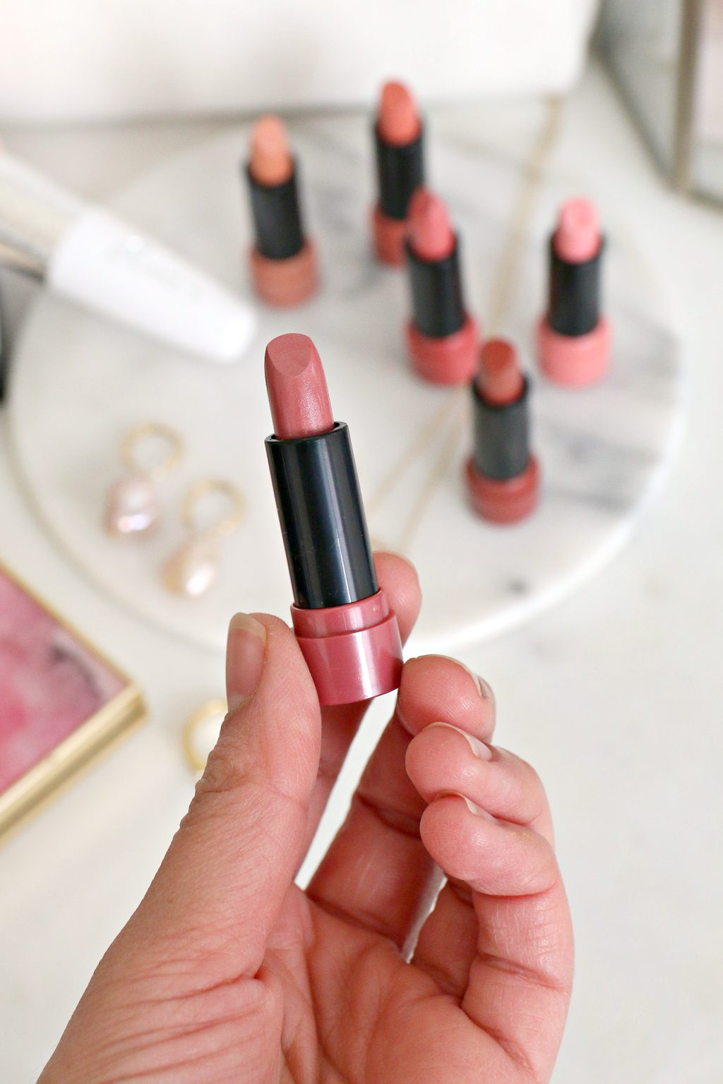 Swimsuit Nude Lipstick Review Gif