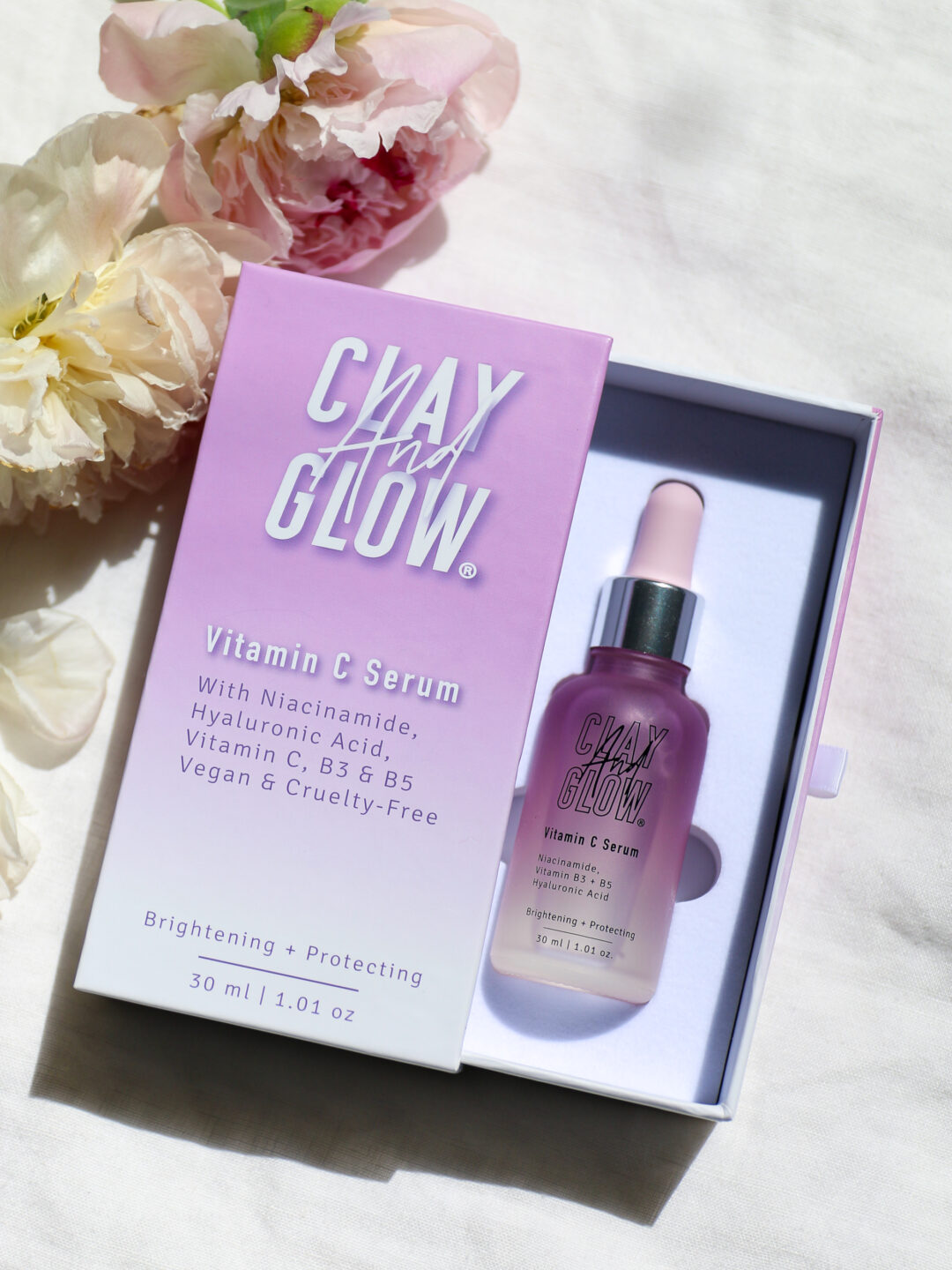 clay glow vitamin C serum12 ⋆ Beautylab.nl